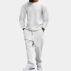 Tvådelat set | Långärmad | Loose Fit | Lounge-set | Co-Ord-set för män