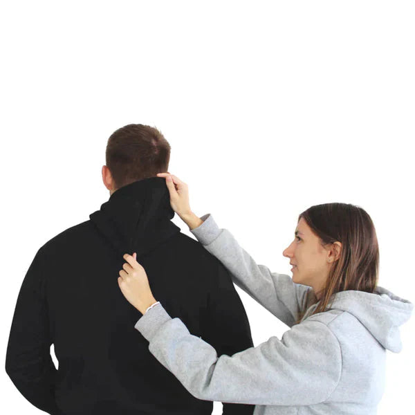 Unisex Hoodie med Justerbar Värmefunktion och Fickor