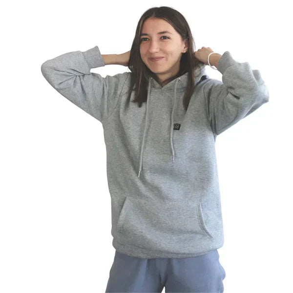Unisex Hoodie med Justerbar Värmefunktion och Fickor