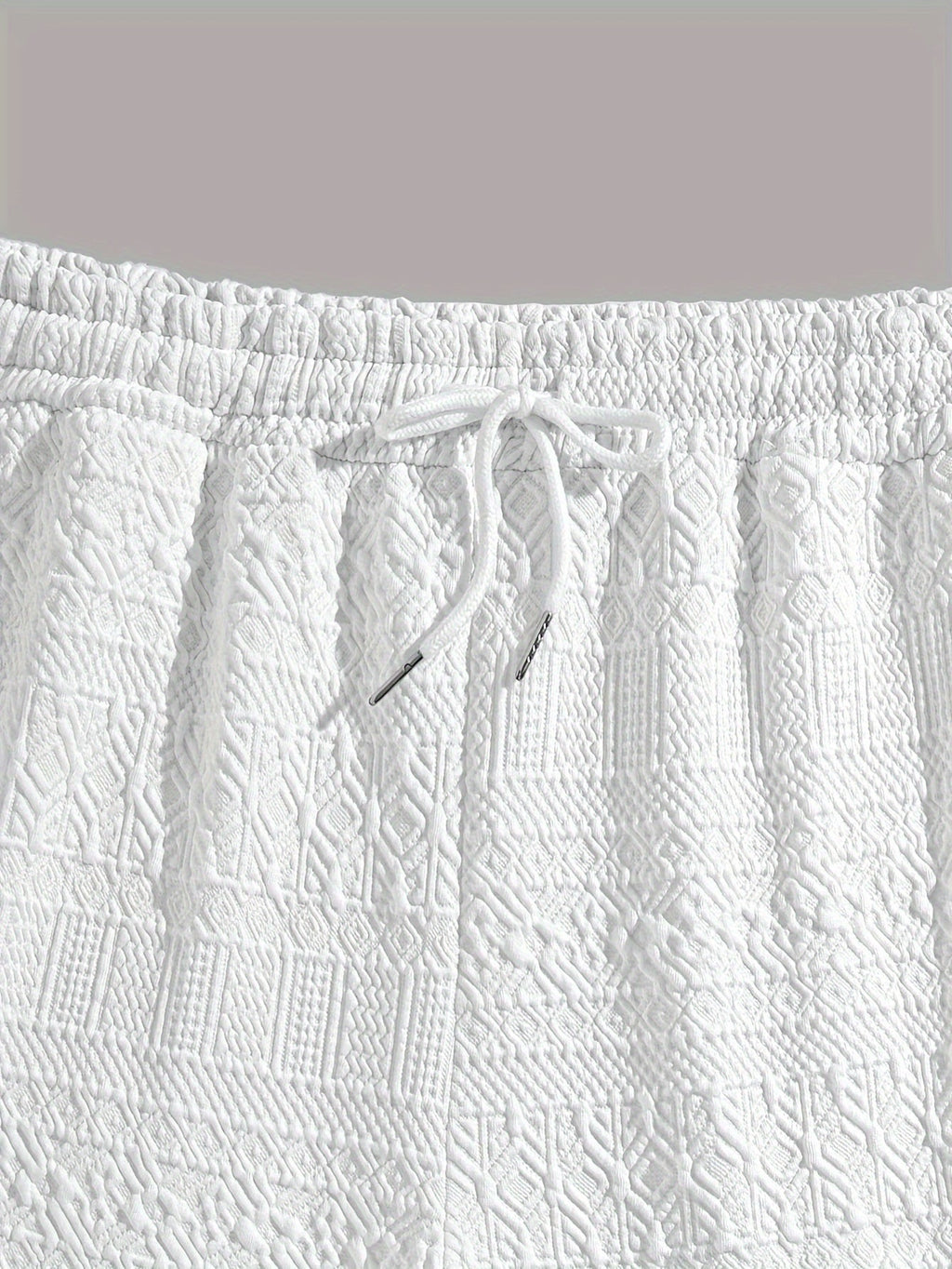 Sommarshorts för herrar, enkel stil med dragsko för komfort - Finn