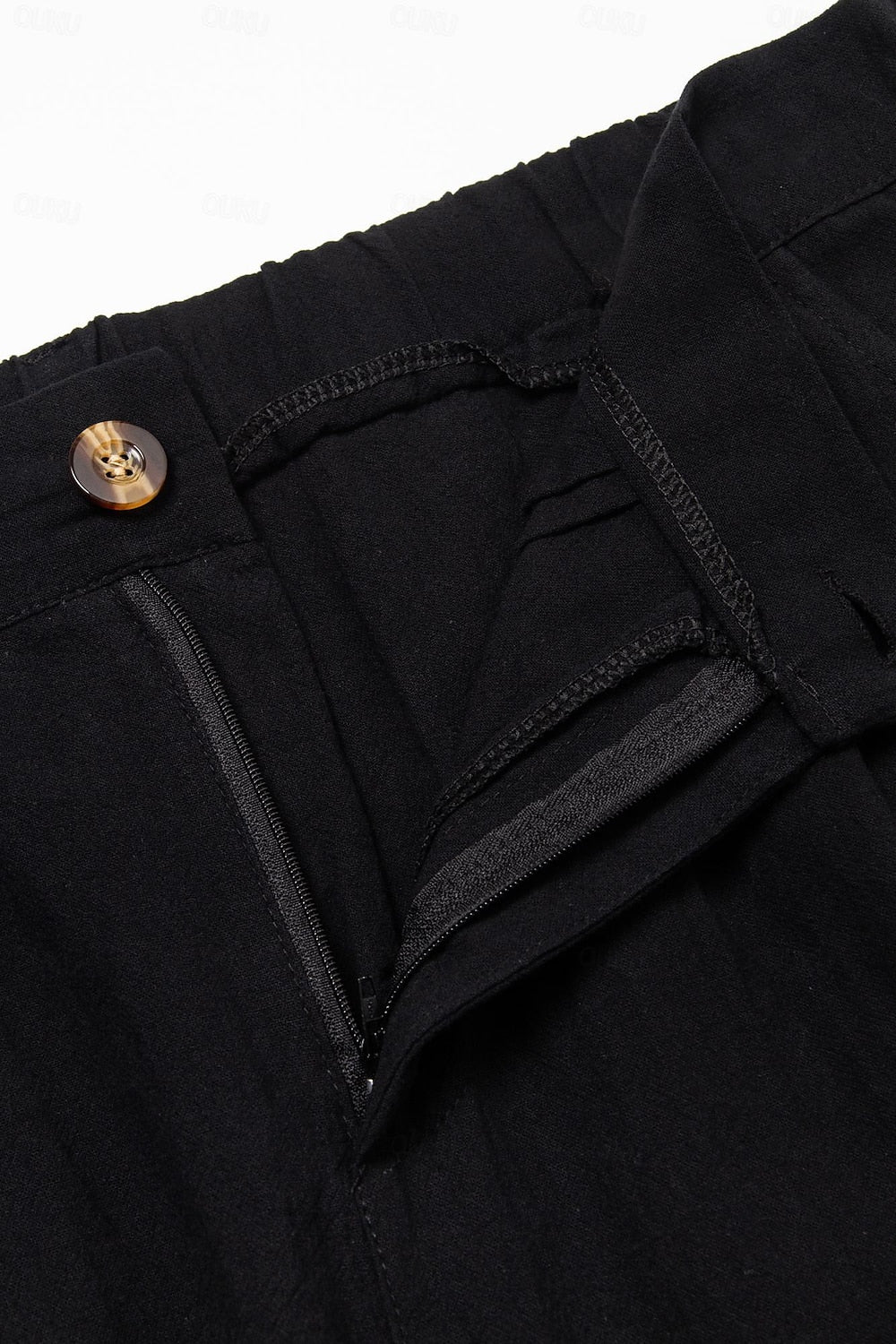 Stiliga linne- och bomullsshorts för herr – Milano
