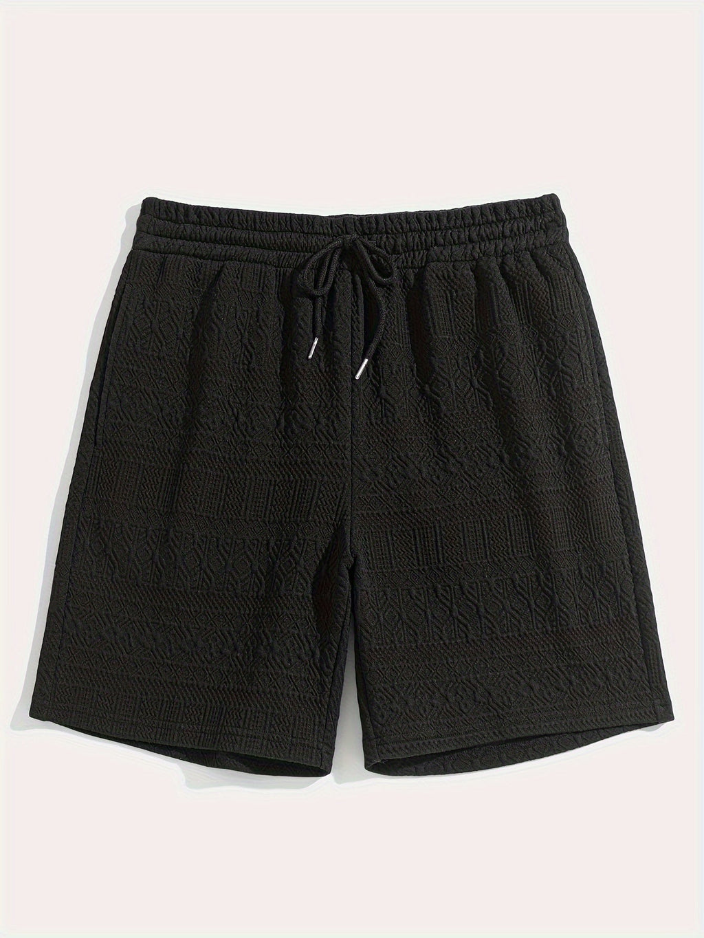 Sommarshorts för herrar, enkel stil med dragsko för komfort - Finn