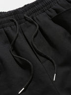 Sommarshorts för herr med bokstavstryck, streetstyle-look – Milan