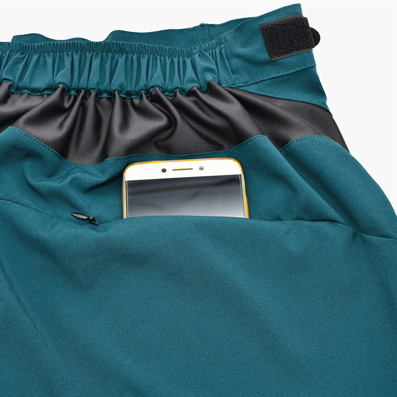 Herr Cykelshorts Med Reflekterande Detaljer Andningsbara
