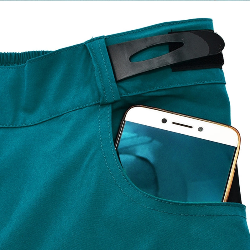 Herr Cykelshorts Med Reflekterande Detaljer Andningsbara
