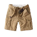 Herrars Cargo Shorts med Justerbar Midja