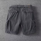 Herrars Cargo Shorts med Justerbar Midja