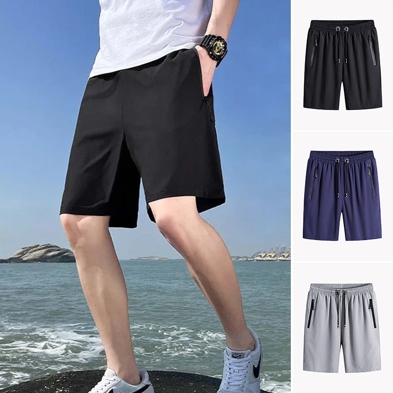 Mäns Snabbtorkande Lätta Träningsshorts