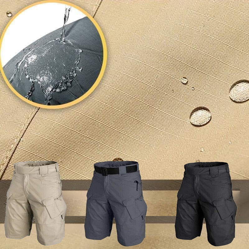 Mäns taktiska shorts lösa knälängd