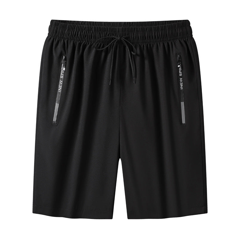 Mäns Bekväma Sommarmeshshorts med Fickor