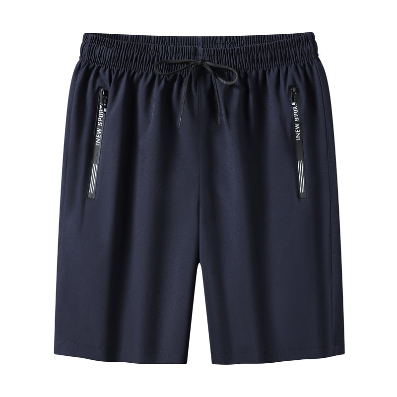 Mäns Bekväma Sommarmeshshorts med Fickor