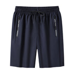 Mäns Bekväma Sommarmeshshorts med Fickor