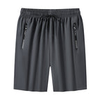 Mäns Bekväma Sommarmeshshorts med Fickor