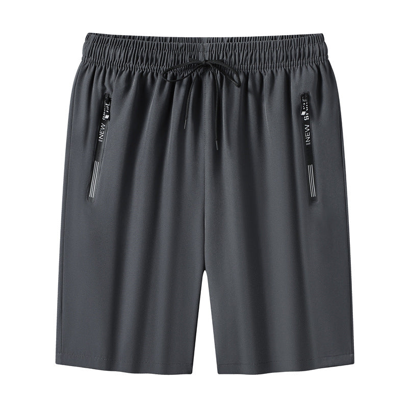 Mäns Bekväma Sommarmeshshorts med Fickor
