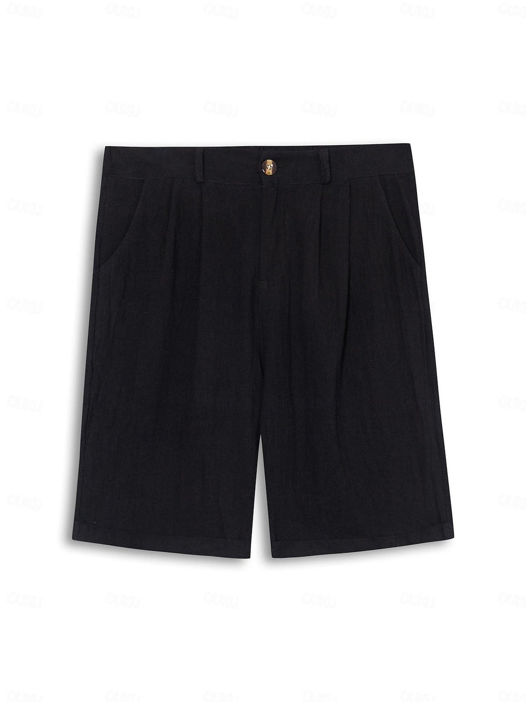 Stiliga linne- och bomullsshorts för herr – Milano