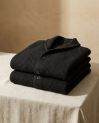 Edvin | Stickad cardigan med sjalkrage och knappar