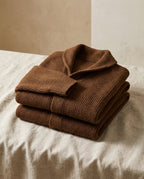 Edvin | Stickad cardigan med sjalkrage och knappar